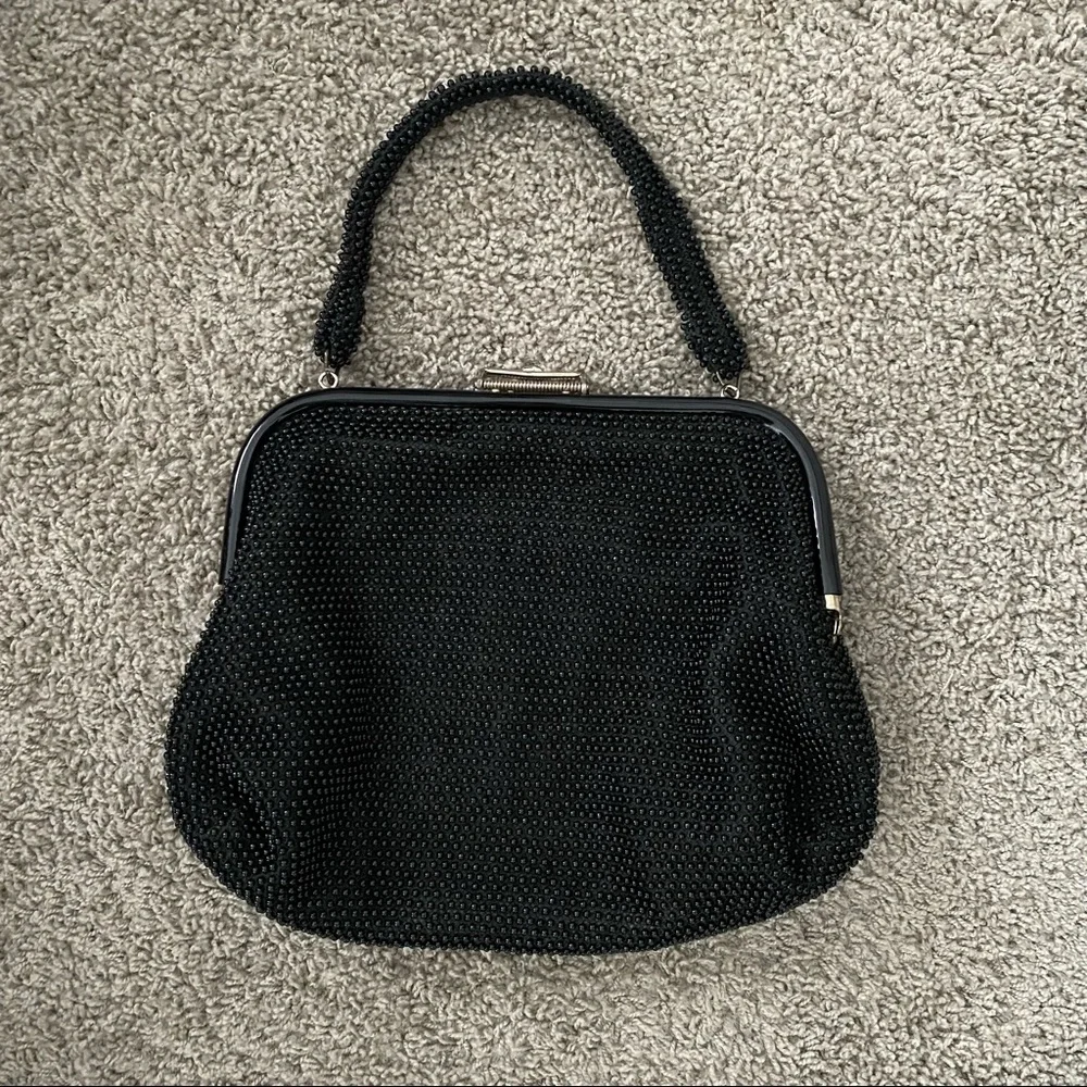 Vintage Reversible Beaded Handbag Purse - Picture 8 of 15